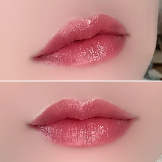 キャンメイク 新作 ラスターヴェールルージュ 04 さくらんぼパフェ 仕上がり