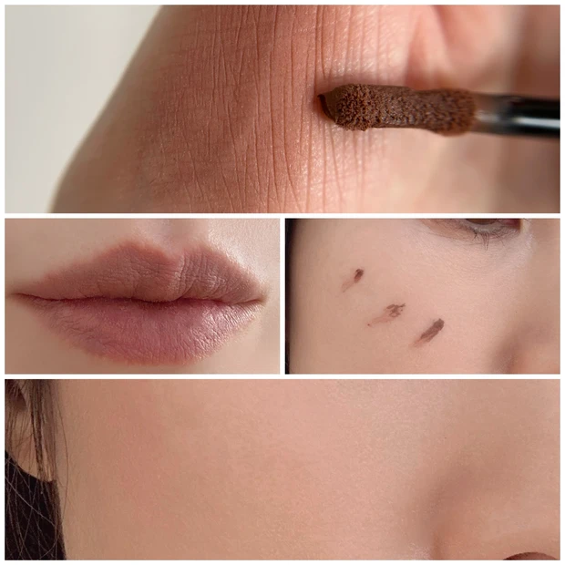 マック パウダーキス リップ＋チークムース バフィスト スウォッチ