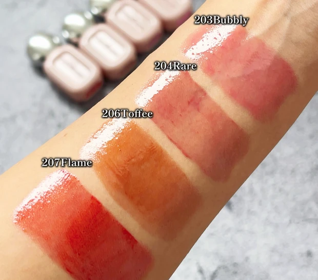 落ちないリップティント Coralhaze コーラルヘイズ デュードロップティント スウォッチ