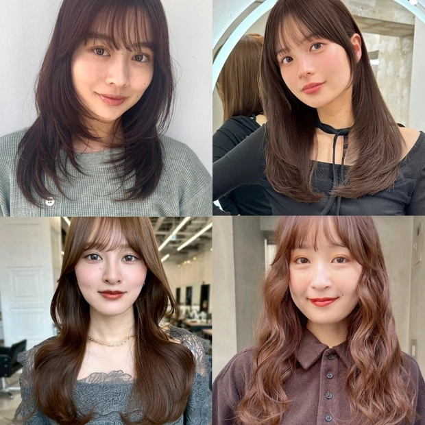 【前髪あり】セミロング&ロングヘアのおすすめ25選! レイヤーカット・パーマなどトレンドの髪型を紹介