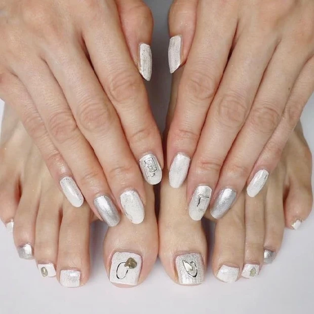 100均＆プチプラで簡単！クールな初夏のミラーネイル_7_2