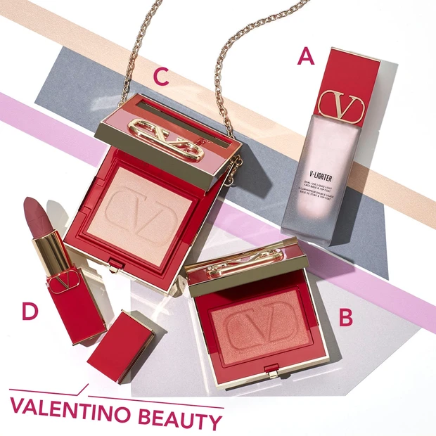 ヴァレンティノのサマーメイクに使用したアイテム