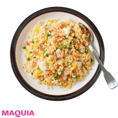 【食べ痩せダイエット】『シーフードキャベピラフ』