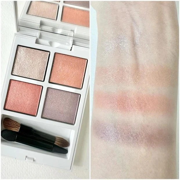 2024年夏新色アイシャドウ_アディクション ザ アイシャドウ パレット “アウト オブ ユア シェル” 102_スウォッチ