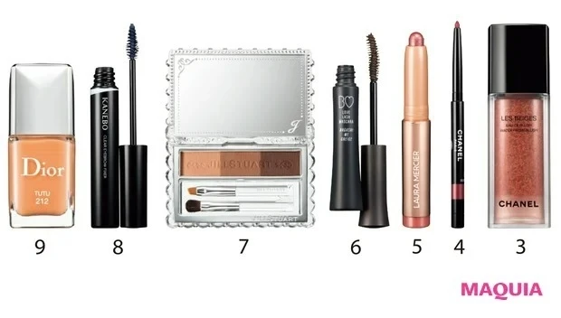 シャネル レ ベージュ オー ドゥ ブラッシュ インテンス コーラル/ローラ メルシエ キャビアスティック アイカラー R4/B IDOL 愛ラッシュマスカラ/ジルスチュアート ニュアンスブロウパレット 01 /カネボウ クリアアイブロウフィクサー/ディオール ヴェルニ 212