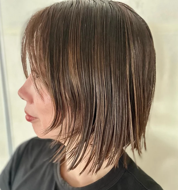 【絶対崩れない!】グリースを使ったボブヘアキープ術を教えます。テクニック不要! 湿気に負けないヘアケア!_4_2