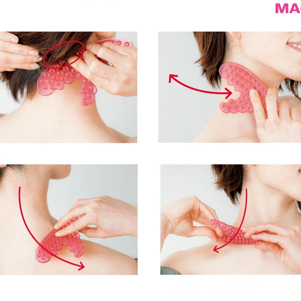 埋もれ首をケアして華奢に！美圧カッサで首・デコルテがすっきり