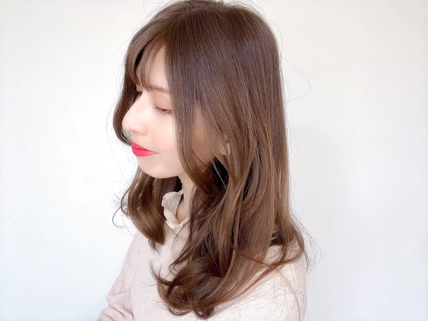 ミディアムロング サイド