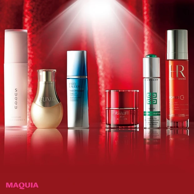 【新作美容液レッドカーペット2015】静かな感動を呼ぶハリ感と、各ブラン…