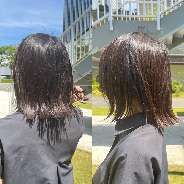 ヘアスタイル　バック