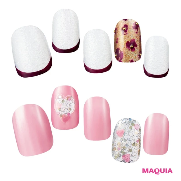 爪先から季節を先取り！ 甘いピンクネイル＆秋色ボルドーのネイルレシピ