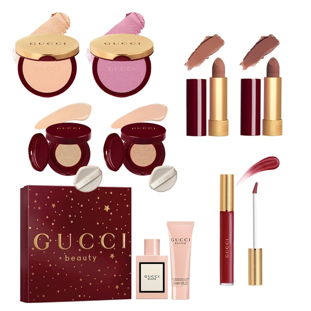 グッチ ビューティのホリデーはレッド＆ゴールドの華やかな装い！ フレグランスのギフトセットも 【クリスマスコフレ2025】