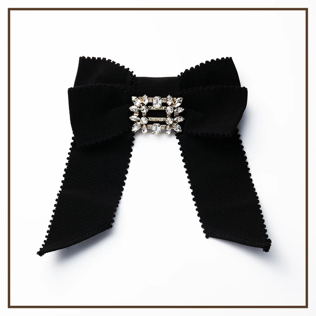 Roger Vivier ロジェヴィヴィエ ヘアアクセサリー ヘア小物 バレッタ ビジュー リボン