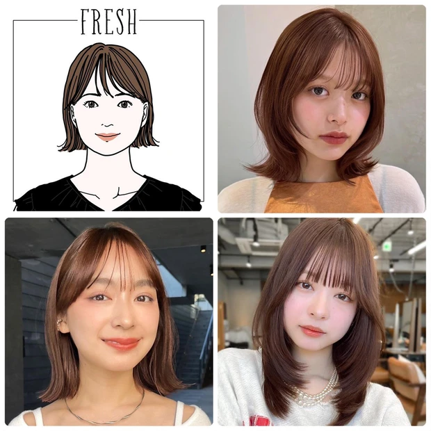 顔タイプ「フレッシュ」に似合う髪型は？ ショート・ボブ・ミディアムetc.おすすめヘアスタイルをご紹介