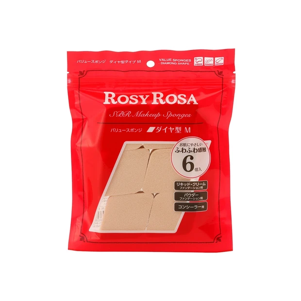 バリュースポンジダイヤ 6P ￥462／ロージーローザ