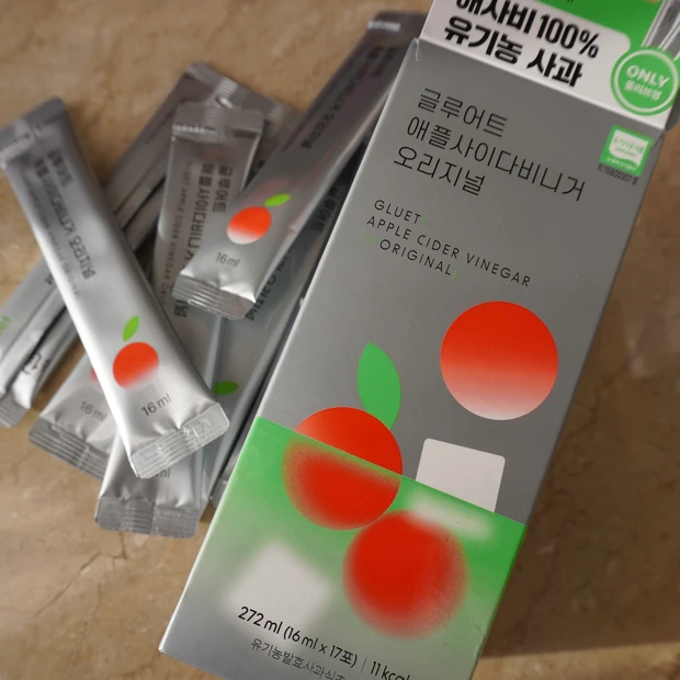 オリヤンのおすすめインナーケアアイテム④gluet アップルサイダービネガー（リンゴ酢）
