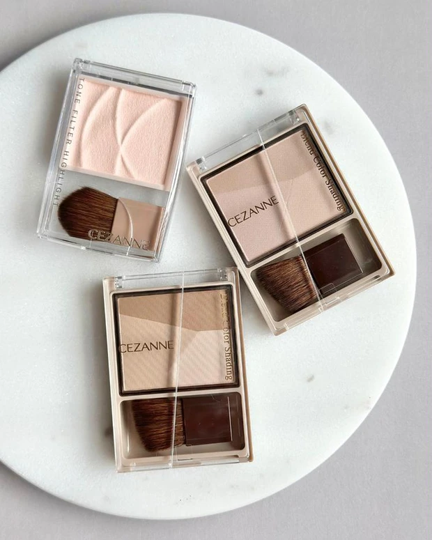 【9位】セザンヌからくすみ補正ハイライト&3色シェーディングパレットが8月上旬に新登場!