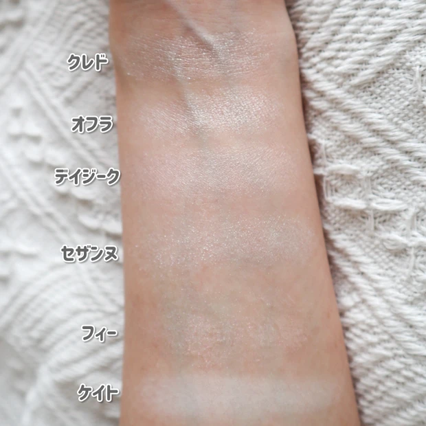 ハイライト スウォッチ