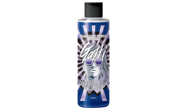 ガッチ イエローキエロー カラーシャンプー フラッシュパープル 240ml ￥1760／ホーユー（ドン・キホーテ限定品）