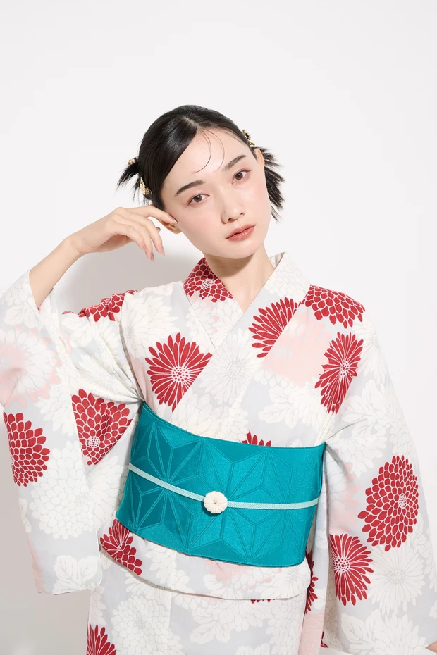 浴衣ヘアアレンジ ロング カチモリヘア