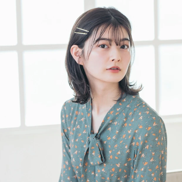 【GU×似合うヘアアレンジ】ヌケ感のあるシースルーバングで、トレンドワン…