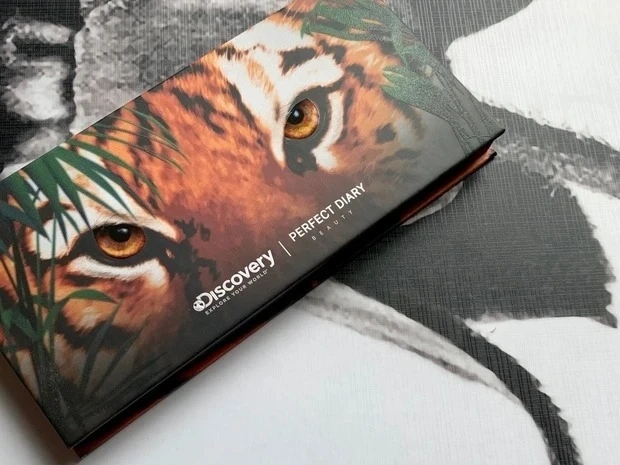 【中国コスメ】PERFECT DIARY（パーフェクトダイアリー）エクスプローラ12色アイシャドウパレット 02 トラ