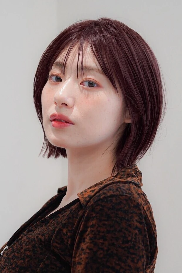 ヘアカタログ ボブ ボブヘア 前髪あり サイド