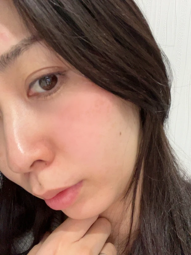 じゅわっと血色感♡今っぽい✨おすすめプチプラリキッドチーク2選！内側から発光するツヤ肌に🩷〜peripera・SHEGLAM〜
_6