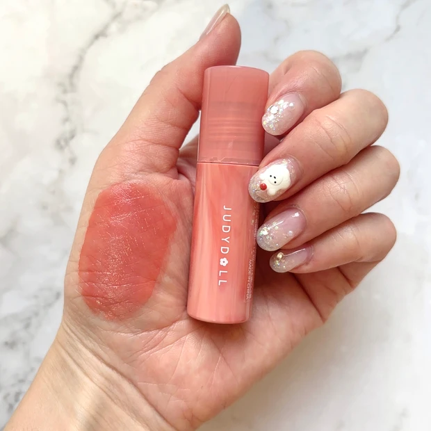 JUDYDOLL(ジュディードール)「ミニちゅるティントリップ G08 もぎたてピーチ」のスウォッチ画像