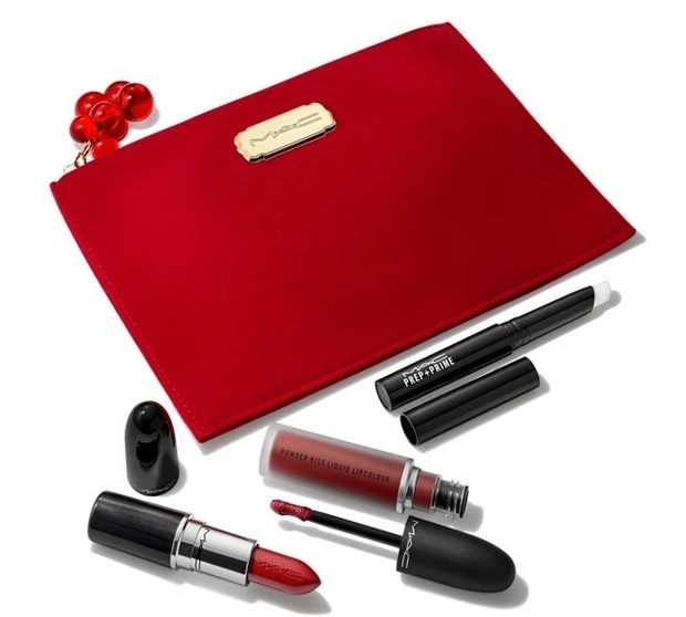 MAC キス ボウ リップ キット / レッド