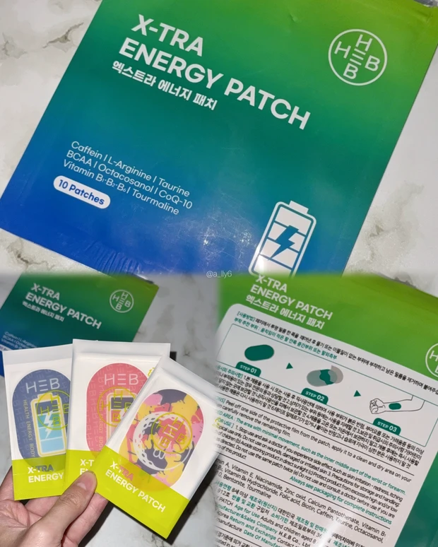 HEB PATCH ヘブパッチ 韓国 KOREA セルフケア エネルギー シンデレラ 貼る 土産 話題 健康 ウェルネス