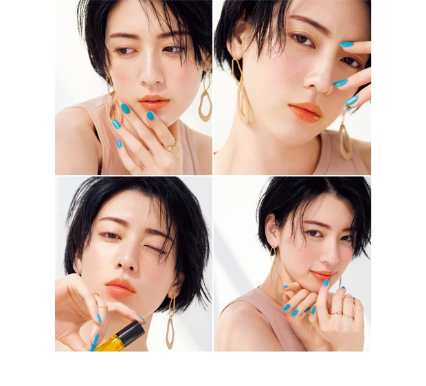 paku☆chan推しコスで夏色ニュアンスメイク