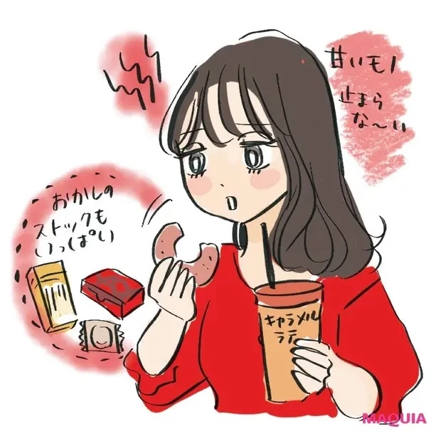 【食べ方を見直すダイエット】<E> ストレスからのどか食いタイプの太りグセ