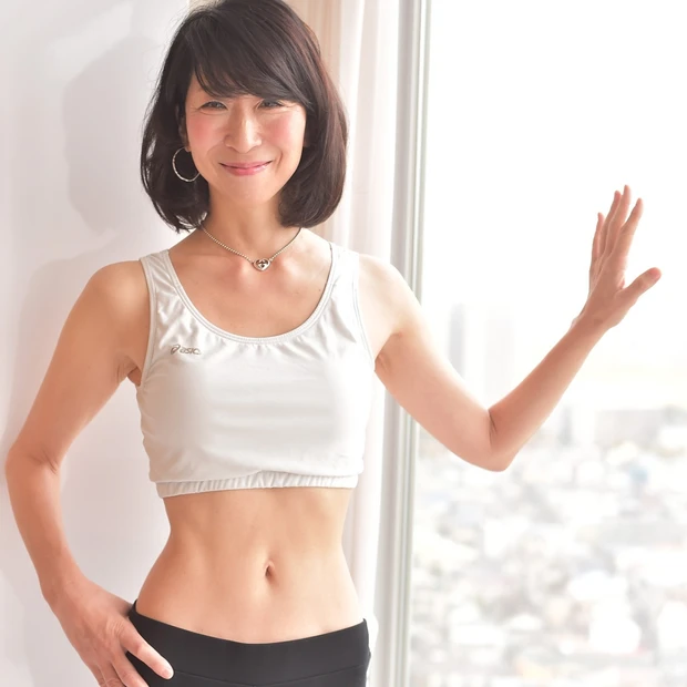 50代にして驚異のウエスト58cmをキープ！ 健康運動指導士・植森美緒さ…