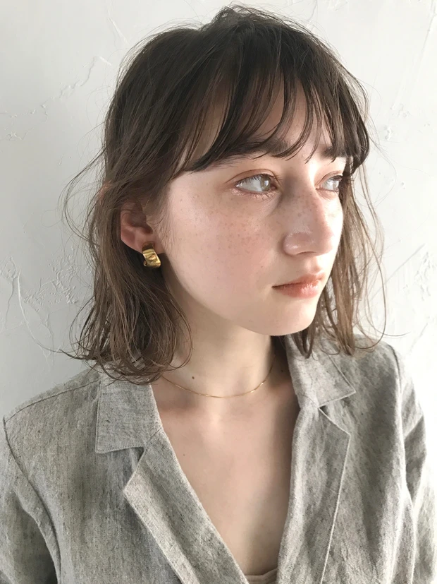 30代・40代 ほつれパーマボブ サイド