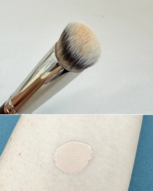 コンシーラー　スウォッチ　使い方　スタジオ ラディアンス 24 ルミナス コンシーラー NC10　#270S ミニ ラウンド スラント ブラシ　M•A•C