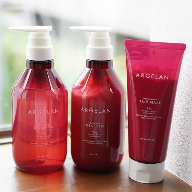 アルジェラン、プレミアムリペア シャンプー、プレミアムリペア トリートメント、プレミアムリペア ヘアマスク