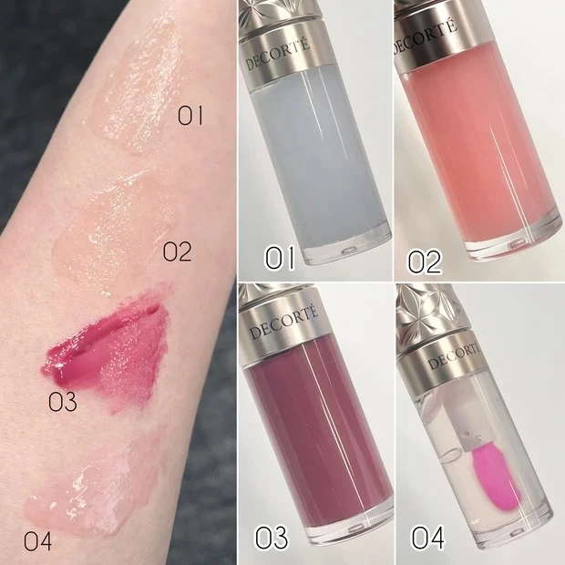 2024年夏新色リップ_コスメデコルテ プランピング リップセラム_スウォッチ