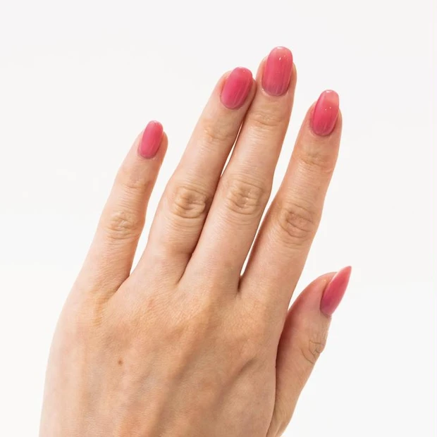 ワンカラーネイルのできあがり!