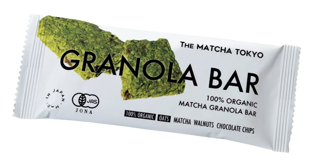 トレンド バズりフード 抹茶 100% ORGANIC MATCHA GRANOLA BAR