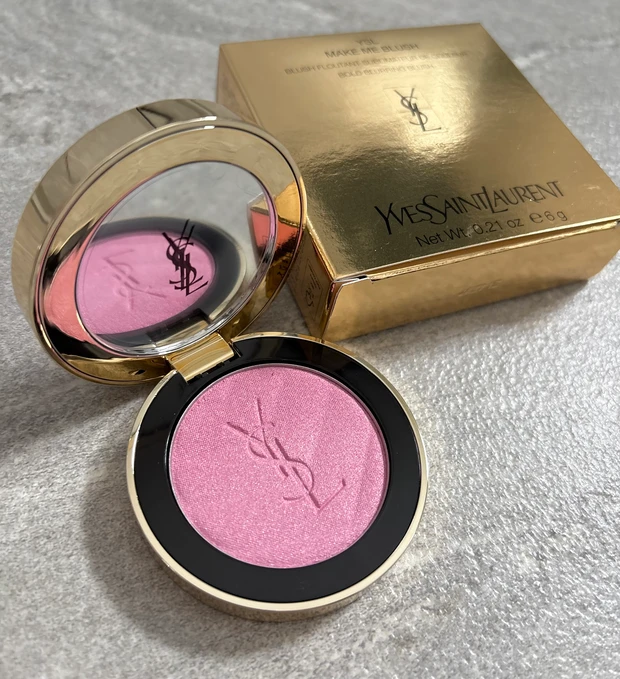 イヴサンローラン　新作　チーク　2026 新色　10 スターダスト ラブ　メイクミーブラッシュ パウダー S  春コスメ　ベスコス