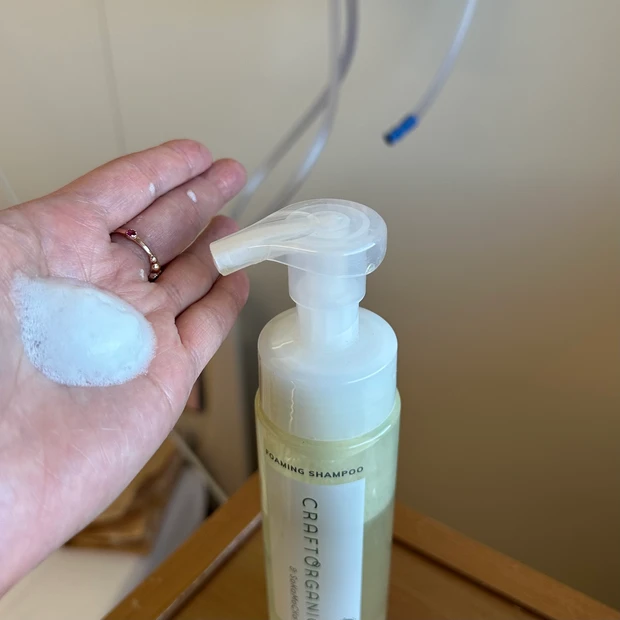 洗ってあげる人、洗ってもらう人にも嬉しい ゆずの香りの泡シャンプー お見舞いにお勧め_1_2