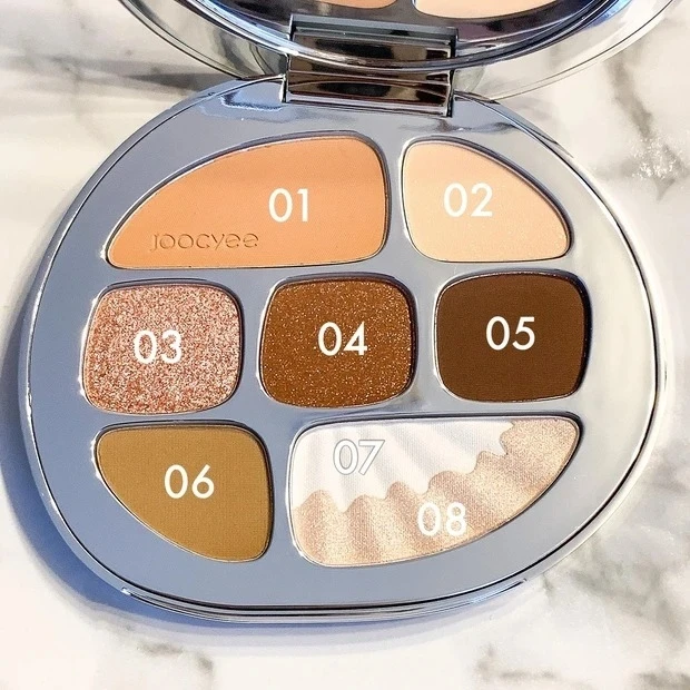 【中国コスメ】Joocyee（ジューシー） 貝殻マルチパレット_#07 ゴールデンブラウンサンライズ