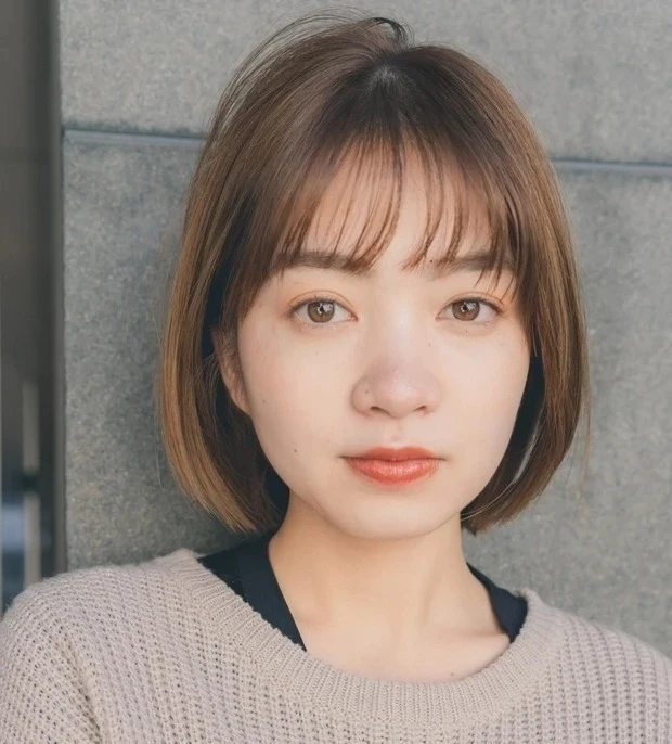 くせをカバーするボブ×ベージュカラーの合わせ技でゴワつき知らずの美髪に【30代&40代ヘア2022】