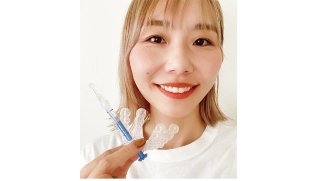 ホームホワイトニング後の森山和子さん