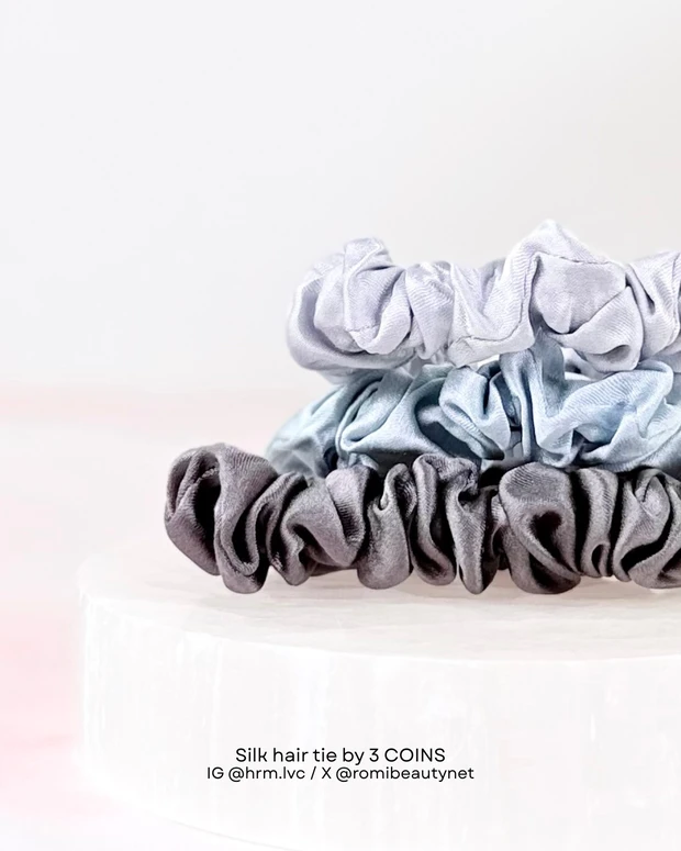 3COINS シルク100%シルクポニー