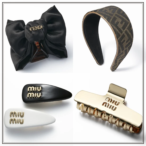  【ハイブランドのヘア小物20選】フェンディのカチューシャ、ミュウミュウ…