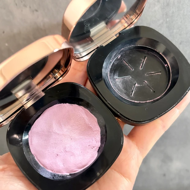 コスメデコルテ　パープルチーク　底見えコスメ　クリーム ブラッシュ PU150　クリームチーク