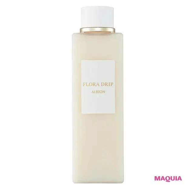 【夏のスキンケア】化粧水をコットンで丁寧づけ_アルビオン フローラドリップ 160ml ¥13000/アルビオン