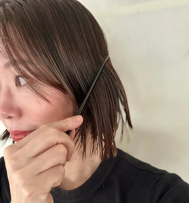 【絶対崩れない!】グリースを使ったボブヘアキープ術を教えます。テクニック不要! 湿気に負けないヘアケア!_3_2